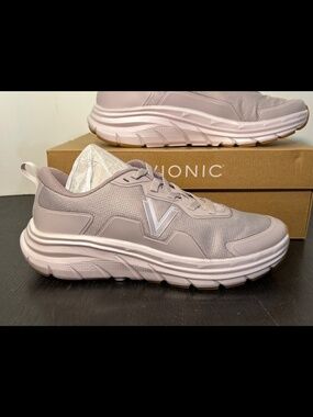 Vionic Walk Max Water Repellent Sneakers Shoes Magnolia Dusk Womans 11M